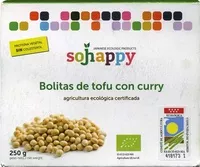 Mängden socker i Bolitas de tofu con curry