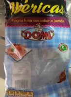 Mängden socker i Patatas fritas con sabor a jamón