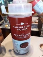 Mängden socker i Ketchup Hamburguesa Nostra