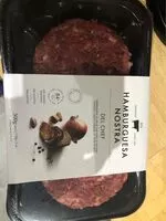 Mängden socker i hamburguesa nostra del chef