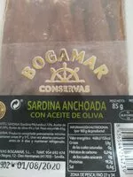 Mängden socker i Sardina anchoada con aceite de oliva