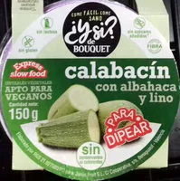 Mängden socker i Calabacín con albahaca y lino