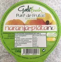 Mängden socker i Puré de frutas 100% fruta