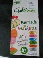 Mängden socker i Galifresh parrillada de verduras