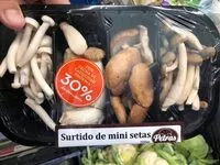 Mängden socker i Surtido de mini setas