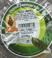 Mängden socker i Queso semicurado mezcla ahumado