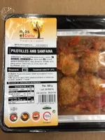 Mängden socker i Pilotilles amb samfaina