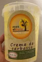 Mängden socker i Crema de carbassa