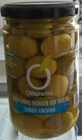 Mängden socker i Aceitunas verdes sin hueso sabor anchoa