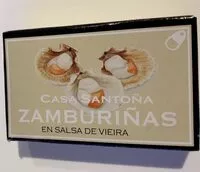 Mängden socker i Zamburiñas en salsa de vieira