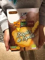 Mängden socker i Biscotes de espelta