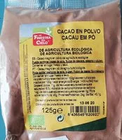 Mängden socker i Cacao en polvo