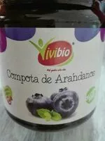Mängden socker i Compota de arandanos