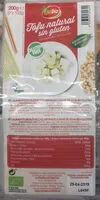 Mängden socker i Tofu natural sin gluten