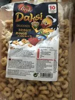 Mängden socker i Daksi honey rigs cereales