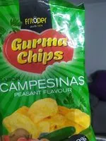 Mängden socker i Gurma Chips Sabor Campesina