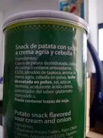 Mängden socker i Snack chips Sour cream & onion