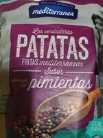 Mängden socker i Patatas fritas mediterránea sabor pimienta