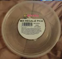 Mängden socker i Mix regaliz pica