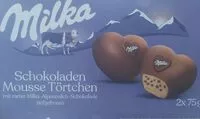 Mängden socker i Milka mousse tortchen
