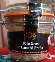 Mängden socker i Foie gras de canard entier