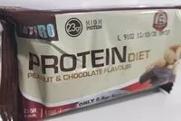 Mängden socker i Protein bar peanut & chocolate