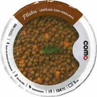 Mängden socker i Lentejas con verduras