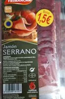 Mängden socker i Jamón Serrano