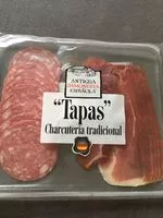Mängden socker i « Tapas » charcuterie tradicionel