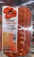 Mängden socker i Chorizo Fort saveur d'Espagne