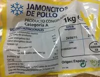 Mängden socker i Jamoncitos de pollo congelados