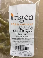 Mängden socker i Patata i mongeta tendra