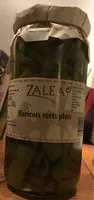 Mängden socker i Haricots verts plats