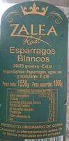 Mängden socker i Espárragos blancos