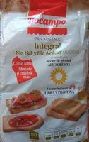 Mängden socker i Pan tostado Integral sin sal y sin azúcar añadidos