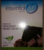 Mängden socker i Tableta de chocolate negro crujiente