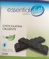 Mängden socker i Chocolatina crujiente