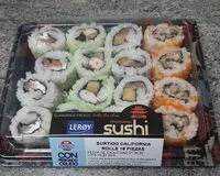 Mängden socker i Surtido California rolls 16 piezas