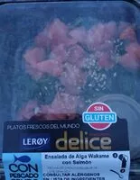 Mängden socker i Ensalada alga wakame con salmon