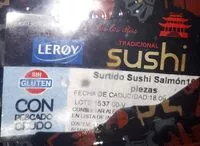 Mängden socker i Surtido sushi salmón 16 piezas