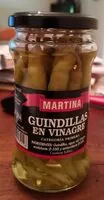 Mängden socker i guindillas en vinagre