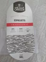 Mängden socker i Espaguetis tradicional