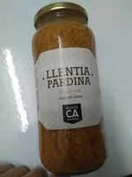 Mängden socker i Llentia Pardina