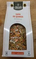 Mängden socker i Sopa de quinoa desidratada