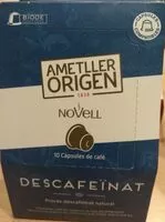 Mängden socker i Novell café capsulas descafeinado