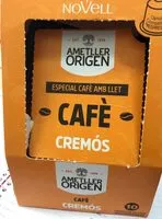 Mängden socker i Cafè cremós