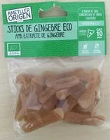 Mängden socker i Stick de gungembre eco