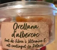 Mängden socker i Orellana d'albercoc