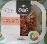 Mängden socker i Fideus d'arròs amb pollastre