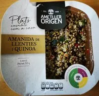 Mängden socker i Ensalada de Lentejas y Quinoa